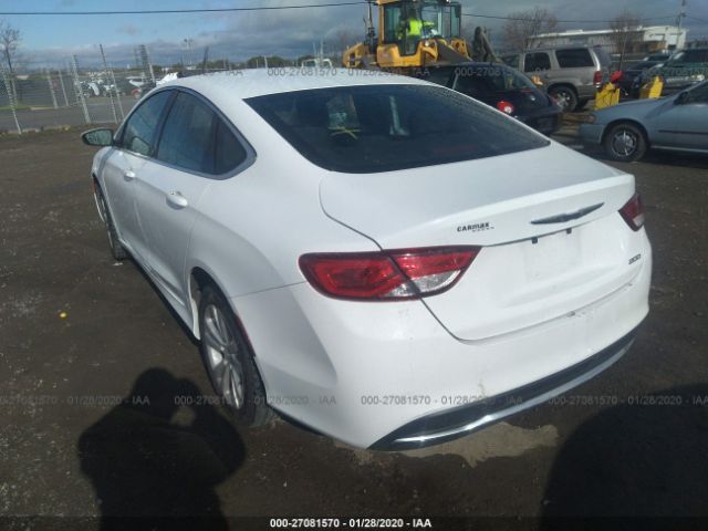 1C3CCCAB5GN159149 - 2016 CHRYSLER 200 LIMITED White photo 3