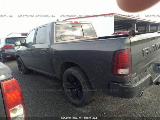 1C6RR6MT9HS735748 - 2017 RAM 1500 SPORT Gray photo 3