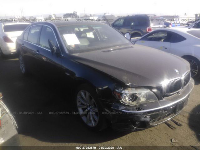 WBAHN83507DT69712 - 2007 BMW 750  Black photo 1