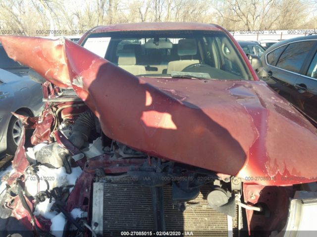 5TELU42N85Z066935 - 2005 TOYOTA TACOMA DOUBLE CAB Red photo 10