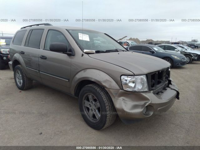 1D8HB48PX7F579240 - 2007 DODGE DURANGO SLT Beige photo 1