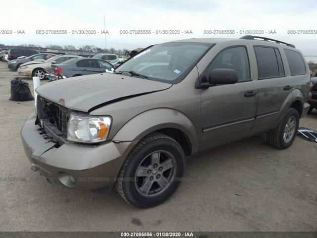 1D8HB48PX7F579240 - 2007 DODGE DURANGO SLT Beige photo 2