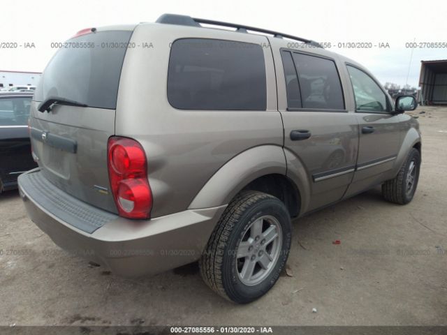 1D8HB48PX7F579240 - 2007 DODGE DURANGO SLT Beige photo 4