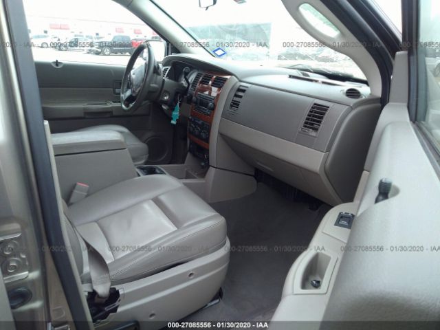 1D8HB48PX7F579240 - 2007 DODGE DURANGO SLT Beige photo 5