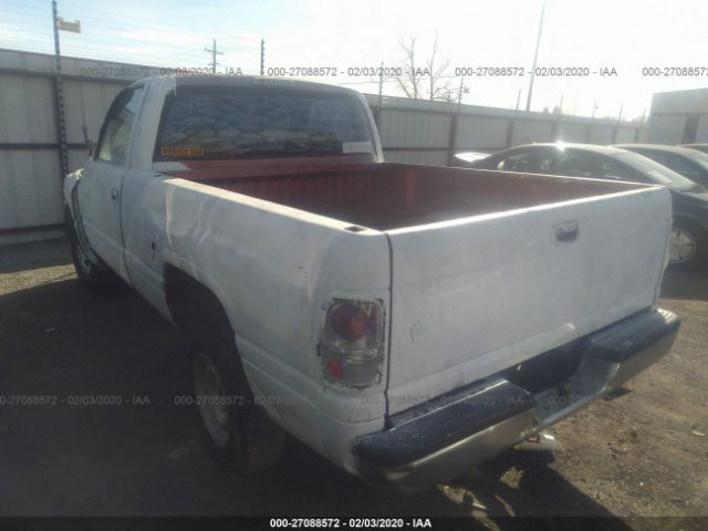 1B7HC16X7WS689536 - 1998 DODGE RAM 1500  White photo 3