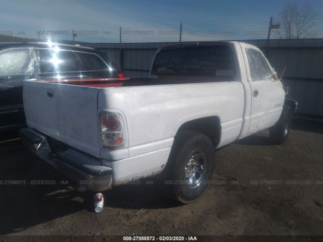 1B7HC16X7WS689536 - 1998 DODGE RAM 1500  White photo 4