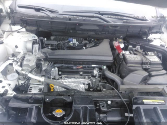 5N1AT2MT4KC768203 - 2019 NISSAN ROGUE S/SL/SV White photo 10