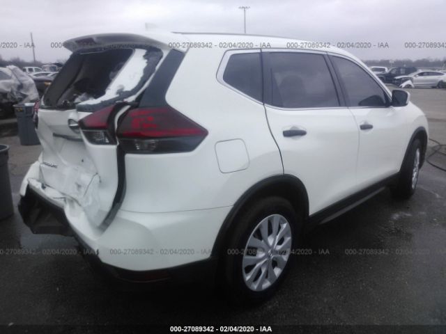 5N1AT2MT4KC768203 - 2019 NISSAN ROGUE S/SL/SV White photo 4