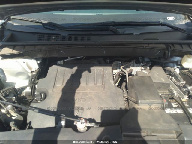 5TDZKRFH8GS147547 - 2016 TOYOTA HIGHLANDER LE/LE PLUS Silver photo 10