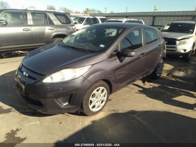 3FADP4EJ5DM225271 - 2013 FORD FIESTA SE Black photo 2