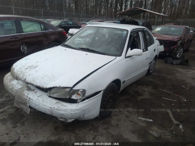 1Y1SK5483WZ405334 - 1998 CHEVROLET GEO PRIZM LSI თეთრი ფოტო 2
