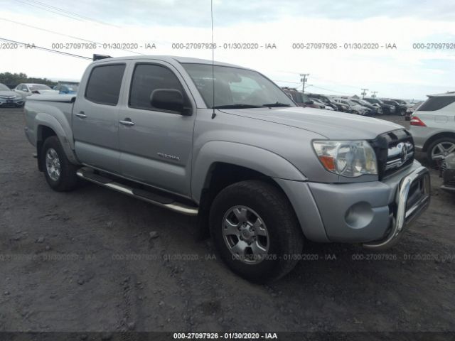 3TMJU62N28M069222 - 2008 TOYOTA TACOMA DOUBLE CAB PRERUNNER Silver photo 1