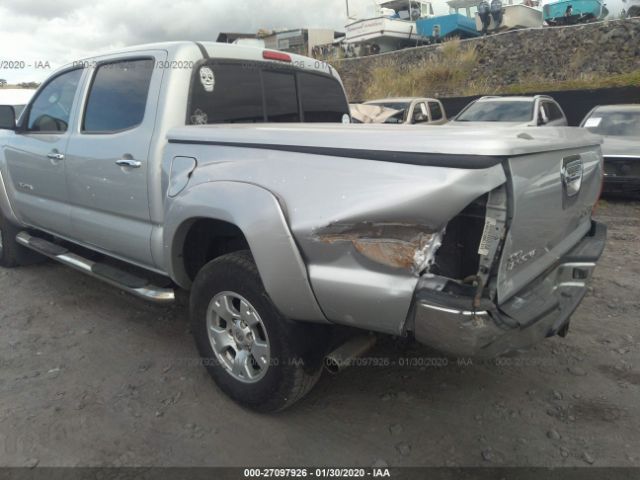 3TMJU62N28M069222 - 2008 TOYOTA TACOMA DOUBLE CAB PRERUNNER Silver photo 6
