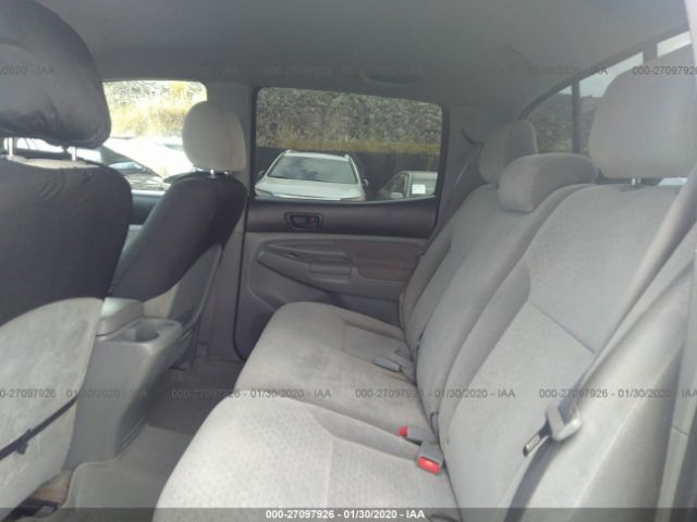 3TMJU62N28M069222 - 2008 TOYOTA TACOMA DOUBLE CAB PRERUNNER Silver photo 8