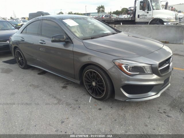 WDDSJ4GB2GN391319 - 2016 MERCEDES-BENZ CLA 250 4MATIC Gray photo 1