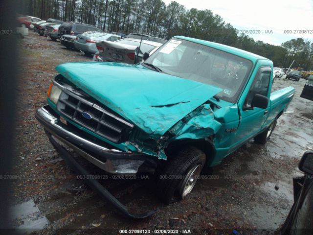 1FTCR10A4RPC15015 - 1994 FORD RANGER  Turquoise photo 2