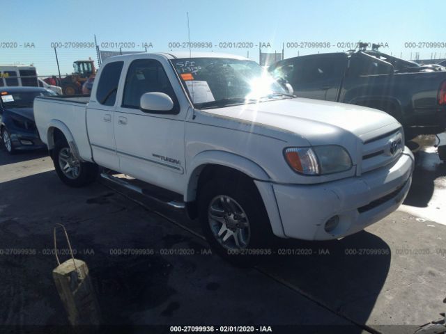 5TBRT38113S405923 - 2003 TOYOTA TUNDRA ACCESS CAB LIMITED White photo 1