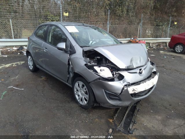 JM1DE1KY7D0164203 - 2013 MAZDA MAZDA2  Silver photo 1