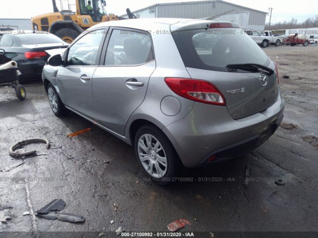 JM1DE1KY7D0164203 - 2013 MAZDA MAZDA2  Silver photo 3