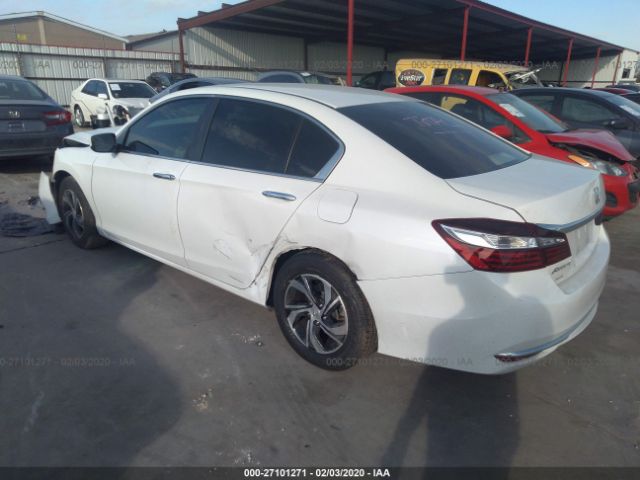 1HGCR2F3XHA202268 - 2017 HONDA ACCORD LX White photo 3