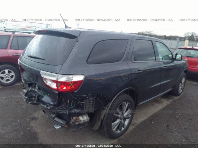 1C4RDJAG7DC697376 - 2013 DODGE DURANGO SXT Gray photo 4