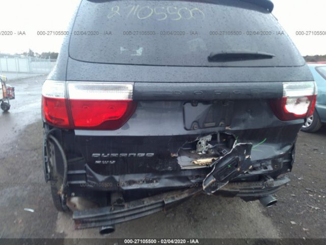 1C4RDJAG7DC697376 - 2013 DODGE DURANGO SXT Gray photo 6