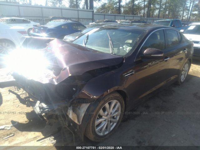 5XXGN4A71FG454087 - 2015 KIA OPTIMA EX Dark Brown photo 2