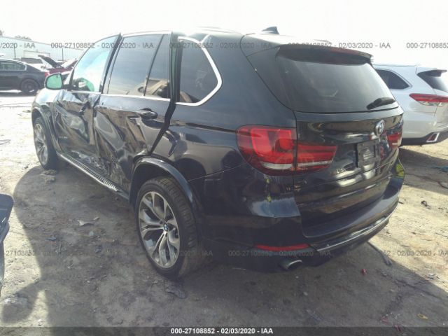 5UXKR0C59F0K63018 - 2015 BMW X5 XDRIVE35I Black photo 3