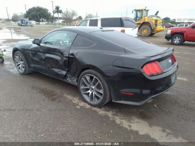 1FA6P8TH8F5362472 - 2015 FORD MUSTANG  Black photo 3