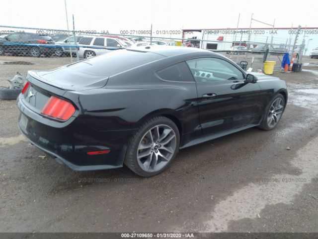 1FA6P8TH8F5362472 - 2015 FORD MUSTANG  Black photo 4