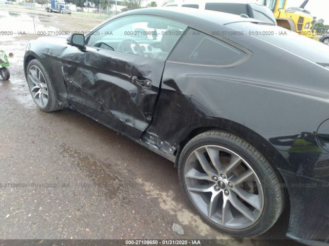1FA6P8TH8F5362472 - 2015 FORD MUSTANG  Black photo 6