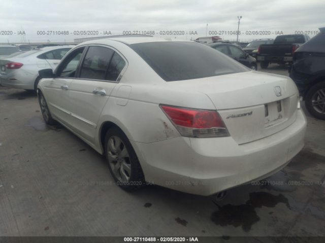 1HGCP36899A004094 - 2009 HONDA ACCORD EXL White photo 3