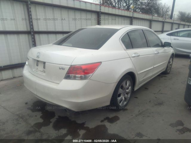 1HGCP36899A004094 - 2009 HONDA ACCORD EXL White photo 4