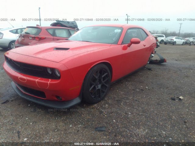 2C3CDZFJ4FH782642 - 2015 DODGE CHALLENGER R/T SCAT PACK Red photo 2