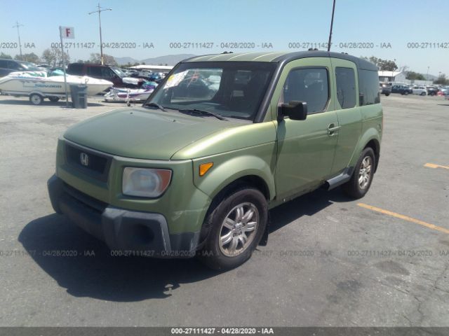 5J6YH18786L005595 - 2006 HONDA ELEMENT EX Green photo 2