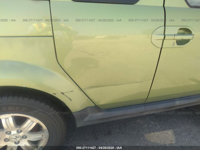 5J6YH18786L005595 - 2006 HONDA ELEMENT EX Green photo 6