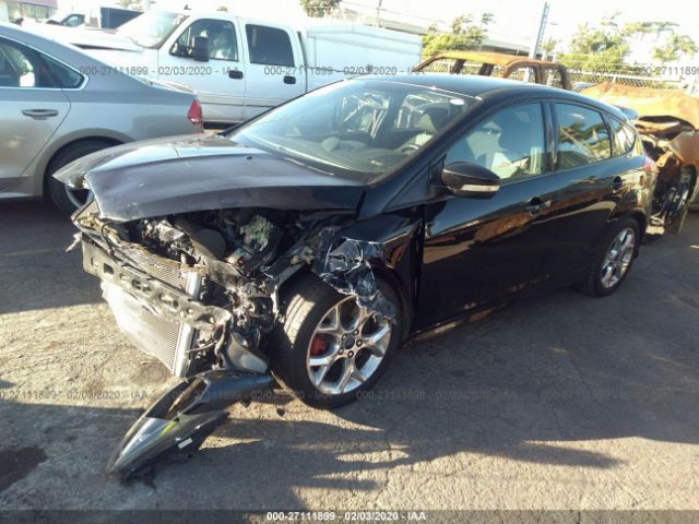 1FADP3L91GL258681 - 2016 FORD FOCUS ST Black photo 2
