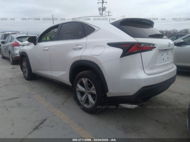 JTJBARBZ0H2115328 - 2017 LEXUS NX 200T/BASE/F SPORT White photo 3