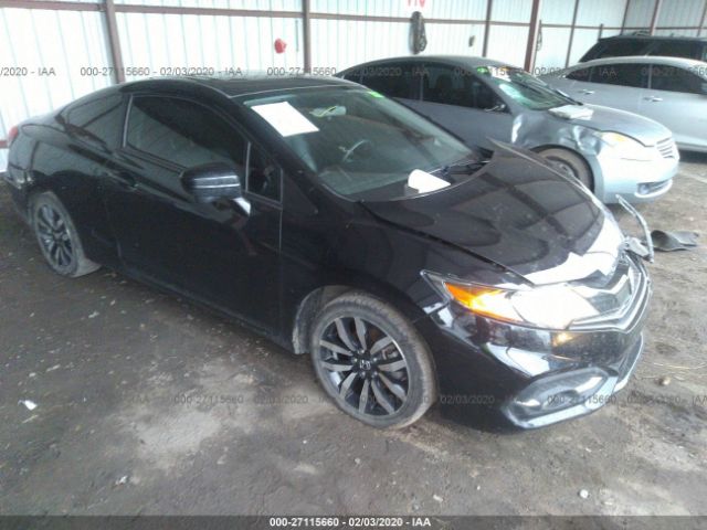 2HGFG3B03EH507970 - 2014 HONDA CIVIC EXL 黑色 照片 1