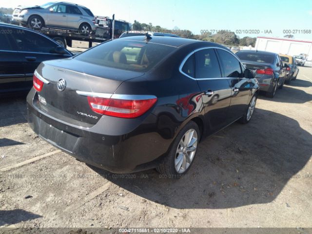 1G4PS5SK7C4192238 - 2012 BUICK VERANO  Gray photo 4