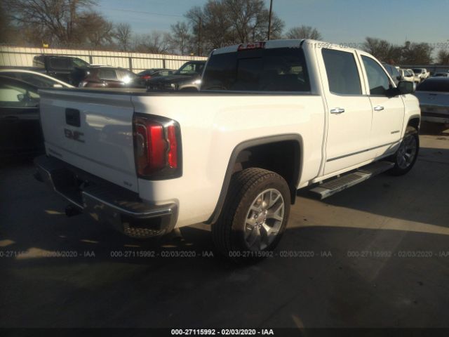 3GTU2NEC6JG644756 - 2018 GMC SIERRA K1500 SLT White photo 4