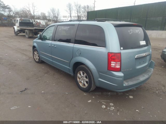 2A8HR54119R627536 - 2009 CHRYSLER TOWN & COUNTRY TOURING Blue photo 3