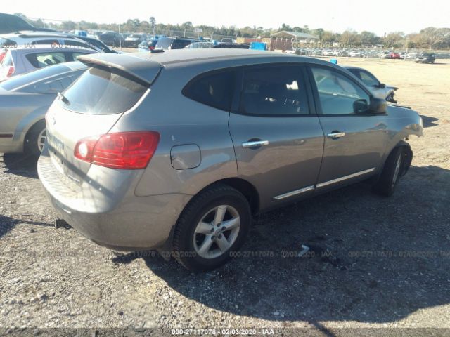 JN8AS5MT5CW273330 - 2012 NISSAN ROGUE S/SV Gray photo 4