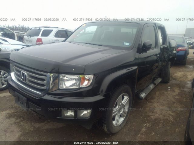 5FPYK1F51CB456589 - 2012 HONDA RIDGELINE RTL Black photo 2