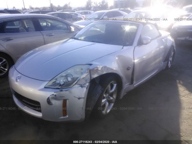 JN1AZ36A96M453940 - 2006 NISSAN 350Z ROADSTER Silver photo 2