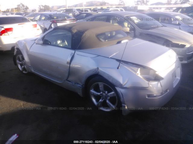 JN1AZ36A96M453940 - 2006 NISSAN 350Z ROADSTER Silver photo 3