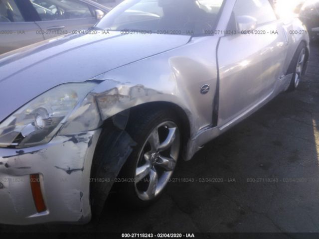 JN1AZ36A96M453940 - 2006 NISSAN 350Z ROADSTER Silver photo 6