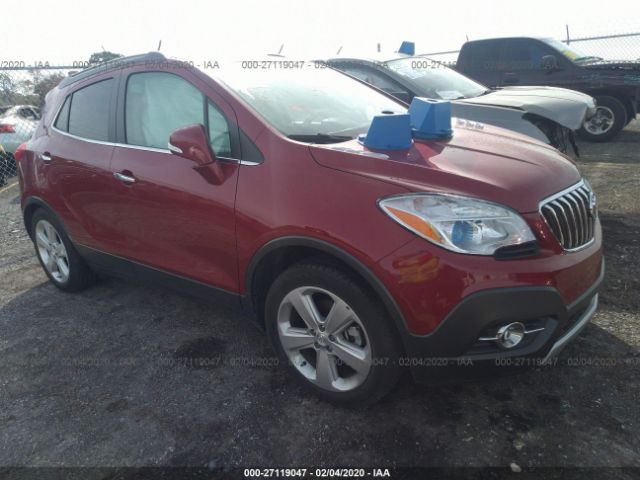 KL4CJCSB2GB726154 - 2016 BUICK ENCORE  Red photo 1