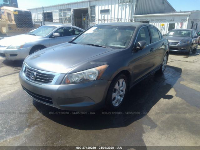 1HGCP26898A142551 - 2008 HONDA ACCORD EXL Gray photo 2