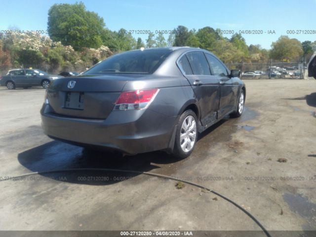 1HGCP26898A142551 - 2008 HONDA ACCORD EXL Gray photo 4